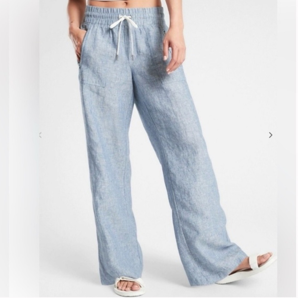 Athleta Cabo Linen Pants